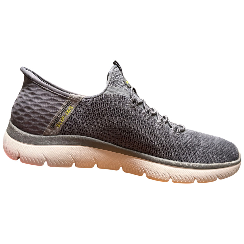 Skechers Slip-Ins Summits High Range Men's Size 9 Charcoal Hands Free Shoes - Picture 8 of 16